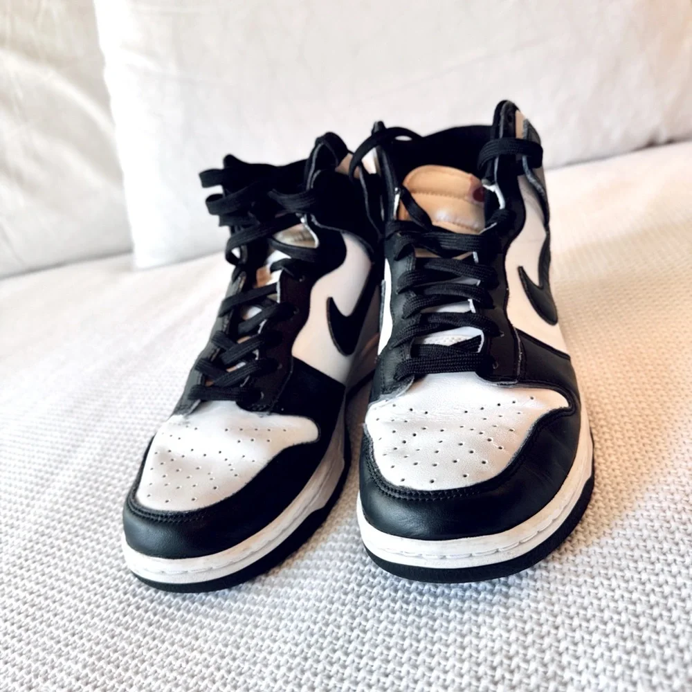 NIKE Dunk High Retro Black & White Panda High-Tops Sneakers Basketball Shoes